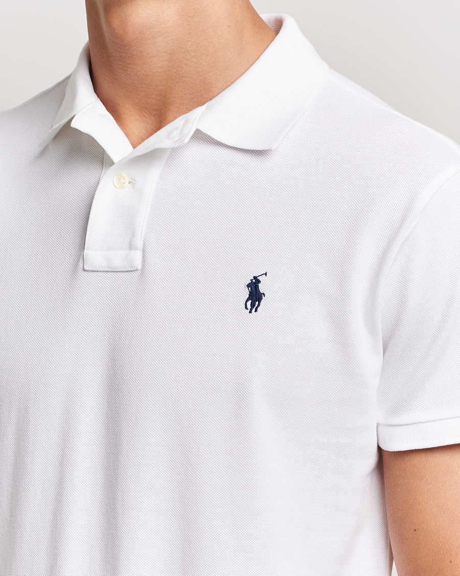 Uomini | Polo | Polo Ralph Lauren | Custom Slim Fit Polo White