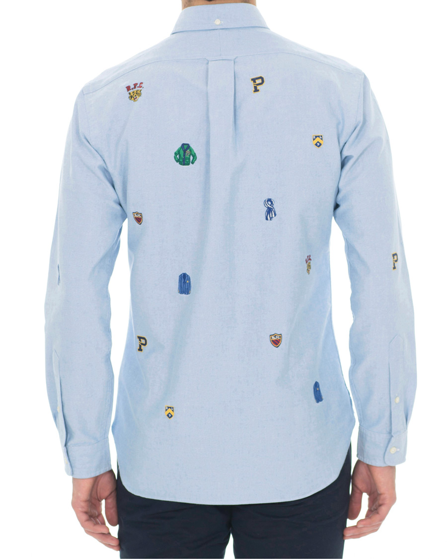 Uomini | Camicie | Polo Ralph Lauren | Custom Fit Oxford Shirt Blue