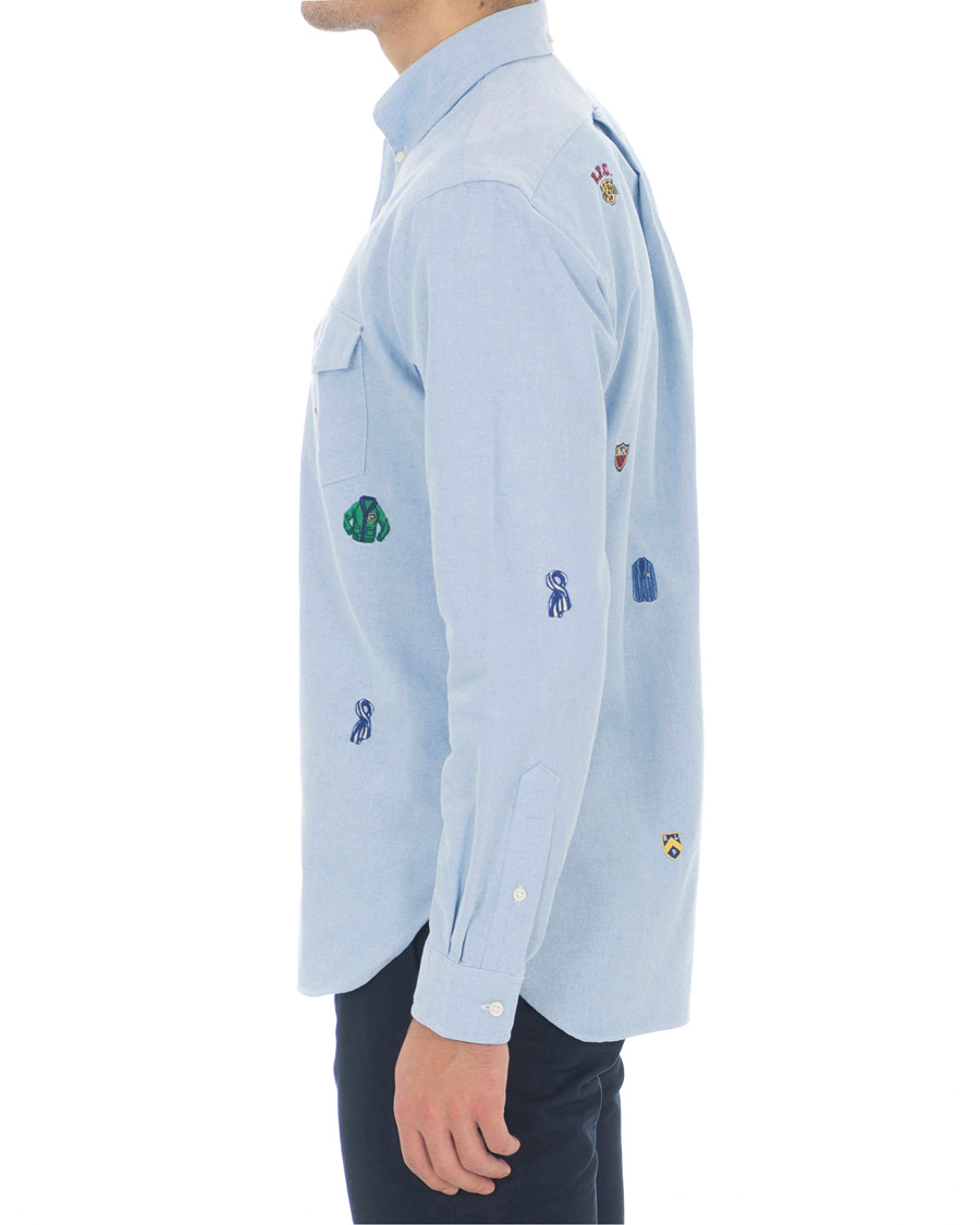 Uomini | Camicie | Polo Ralph Lauren | Custom Fit Oxford Shirt Blue