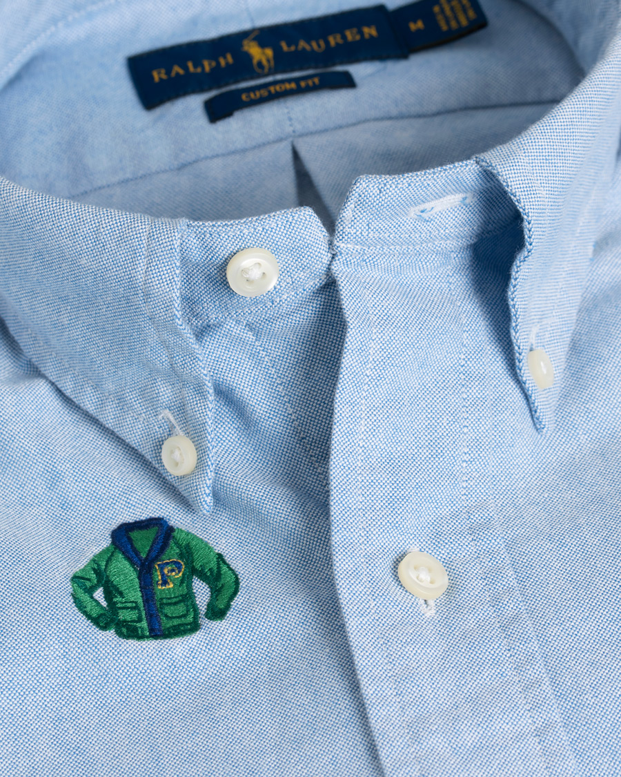 Uomini | Camicie | Polo Ralph Lauren | Custom Fit Oxford Shirt Blue