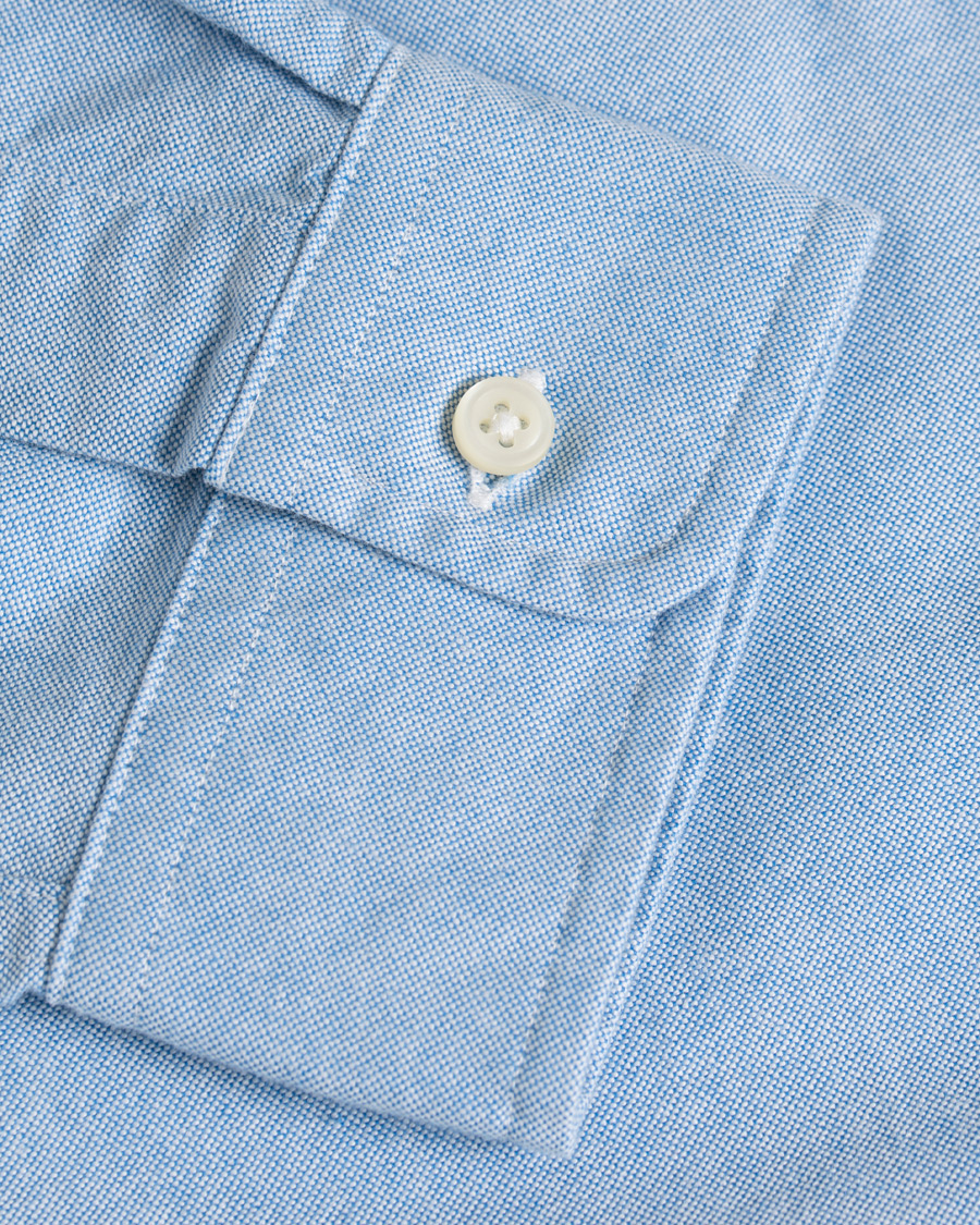 Uomini | Camicie | Polo Ralph Lauren | Custom Fit Oxford Shirt Blue