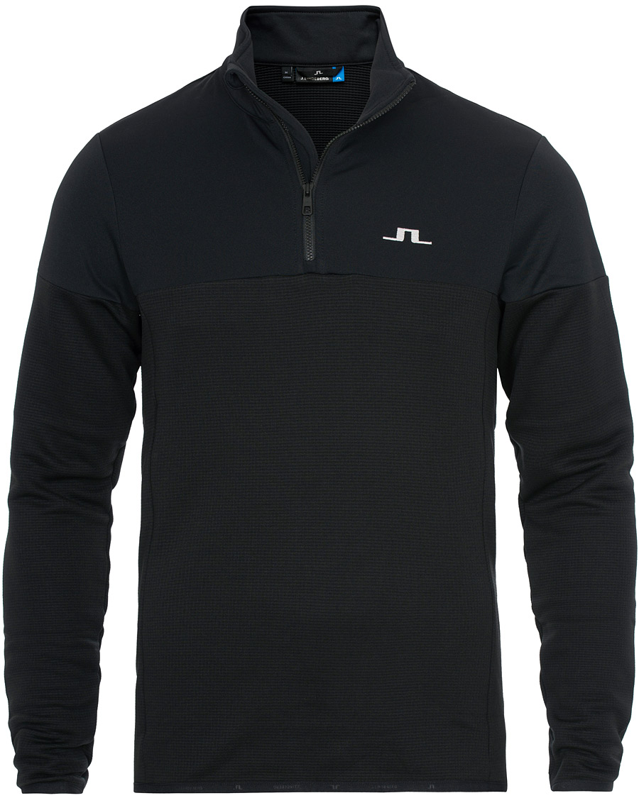 Uomini | Maglieria | J.Lindeberg | Hubbard Half Zip Black