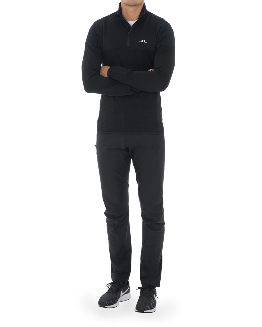 Uomini | Maglieria | J.Lindeberg | Hubbard Half Zip Black