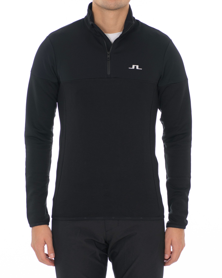 Uomini | Maglieria | J.Lindeberg | Hubbard Half Zip Black
