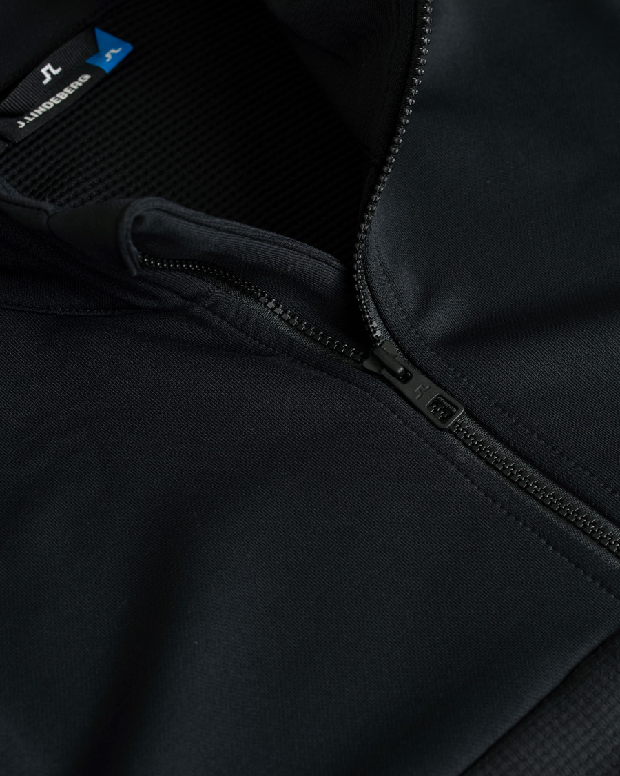 Uomini | Maglieria | J.Lindeberg | Hubbard Half Zip Black