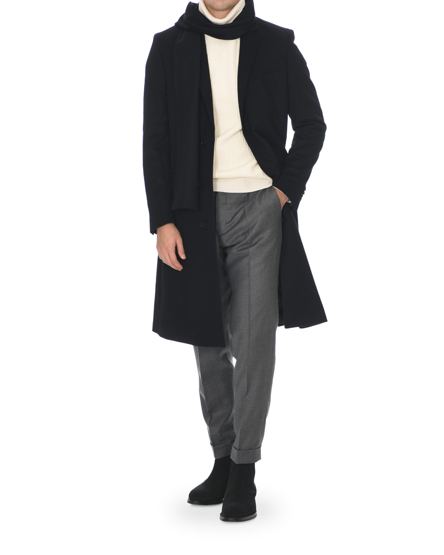 Uomini | Giacche | Tiger of Sweden | Cempier Long Wool Coat Black