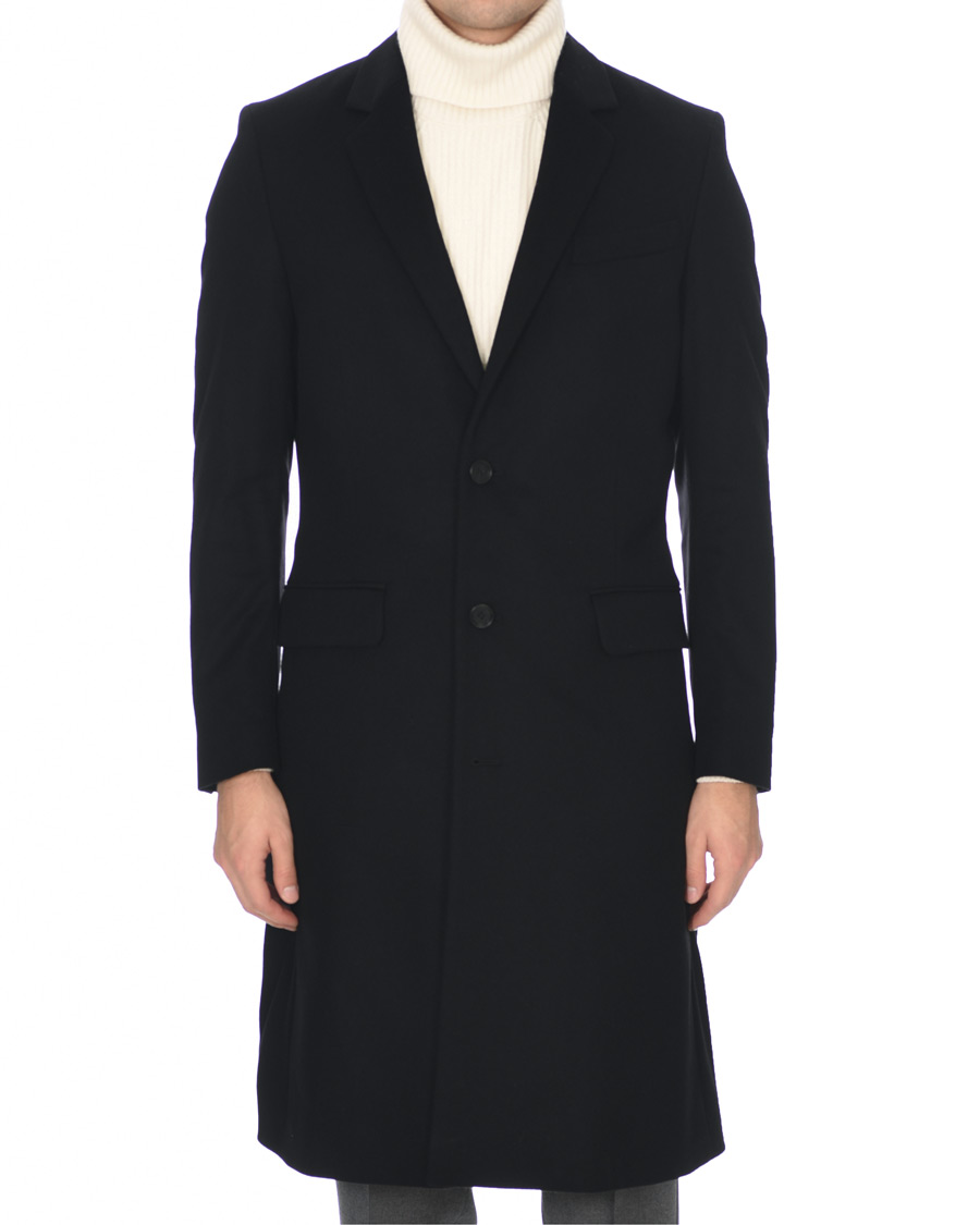 Uomini | Giacche | Tiger of Sweden | Cempier Long Wool Coat Black