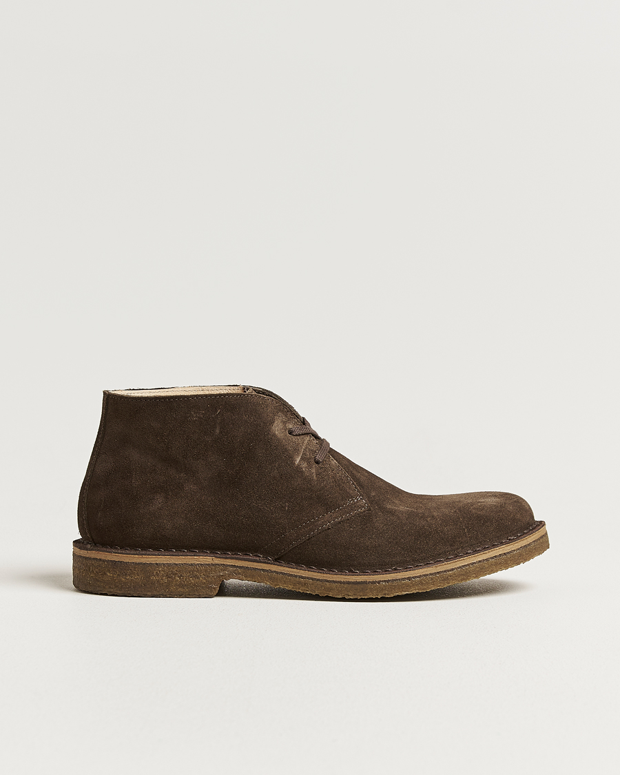 Uomini | Stivali | Astorflex | Greenflex Desert Boot Dark Brown Suede