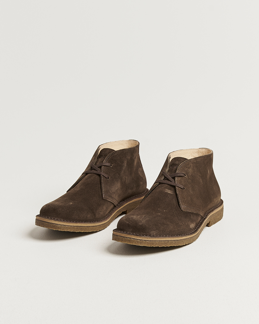 Uomini | Stivali | Astorflex | Greenflex Desert Boot Dark Brown Suede