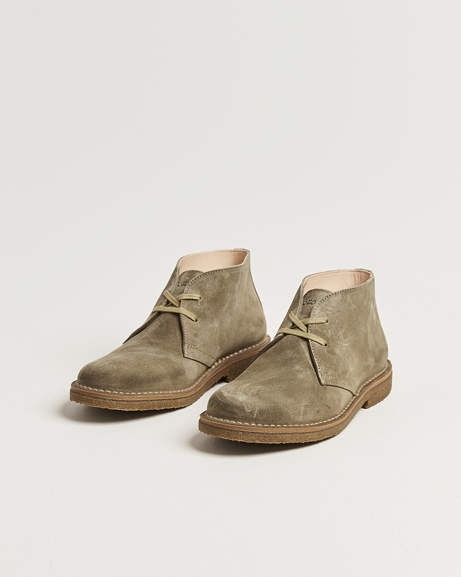 Uomini | Stivali | Astorflex | Greenflex Desert Boot Stone Suede