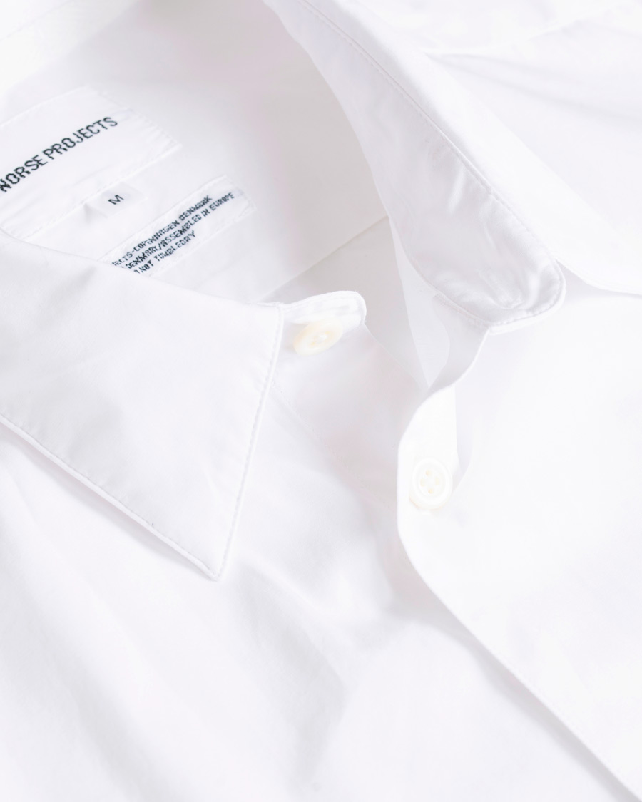 Uomini | Camicie | Norse Projects | Hans Classic Poplin Shirt White