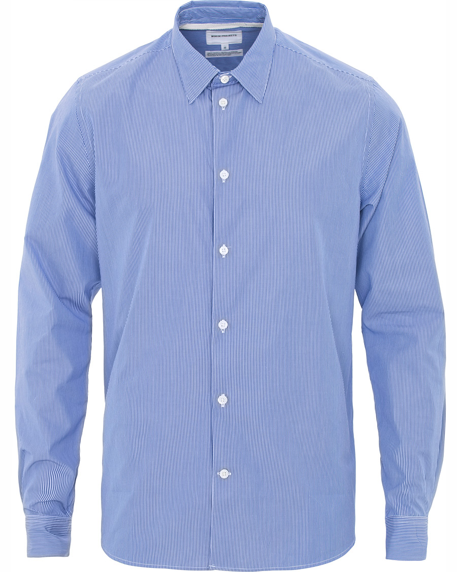 Uomini | Camicie | Norse Projects | Hans Classic Striped Shirt Navy