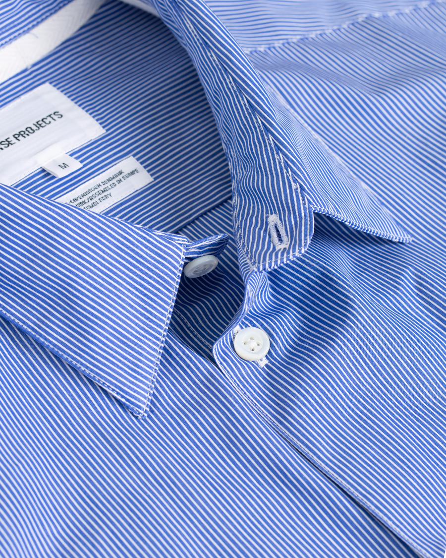 Uomini | Camicie | Norse Projects | Hans Classic Striped Shirt Navy
