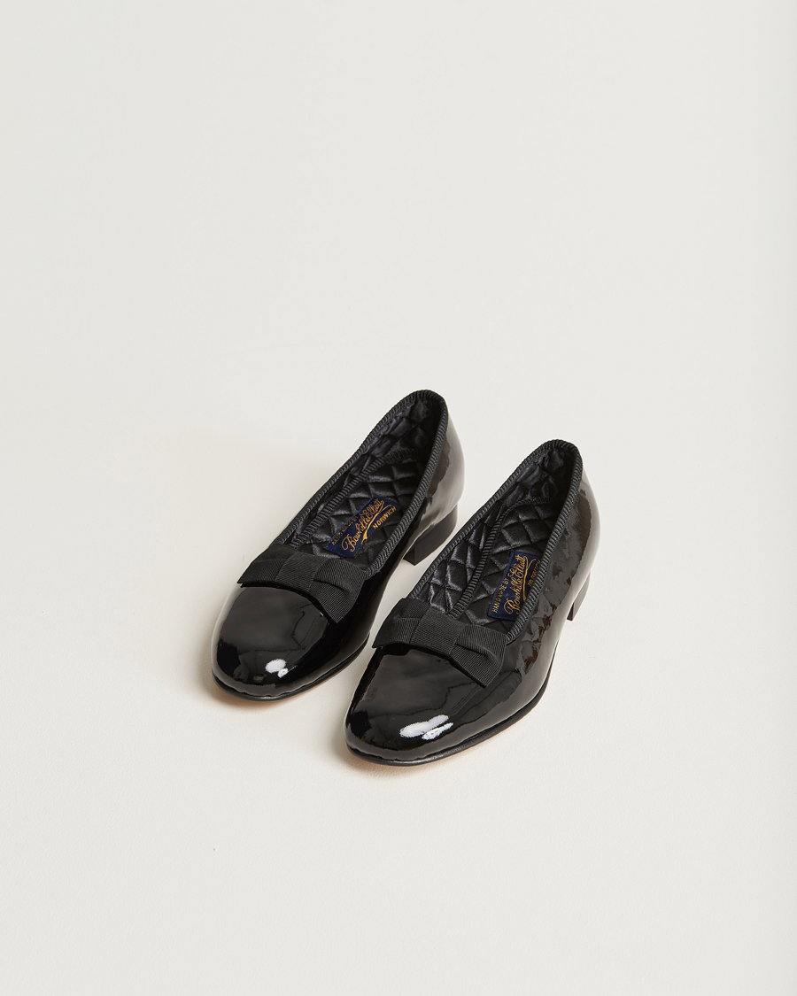 Uomini | Bowhill & Elliott Opera Patent Leather Pumps Black | Bowhill & Elliott | Opera Patent Leather Pumps Black