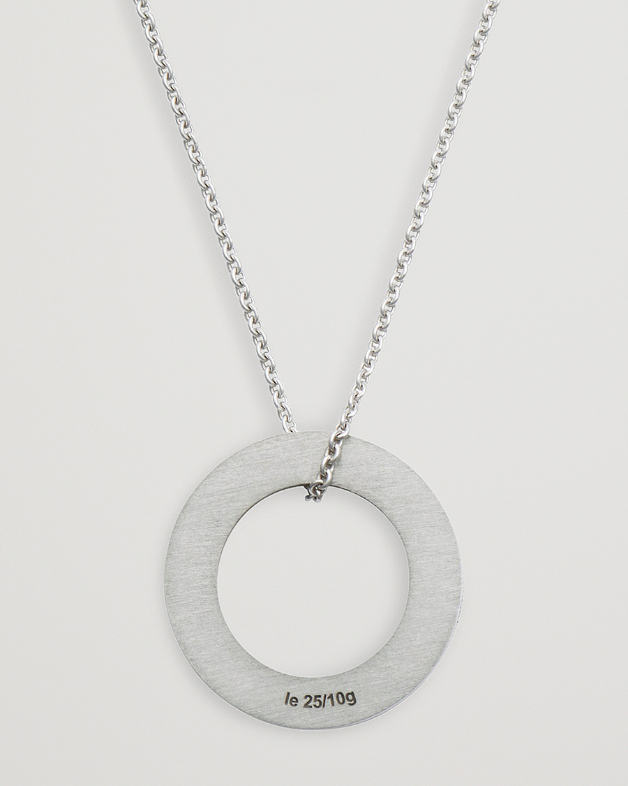 Uomini | LE GRAMME Circle Necklace Le 2.5 Sterling Silver | LE GRAMME | Circle Necklace Le 2.5 Sterling Silver