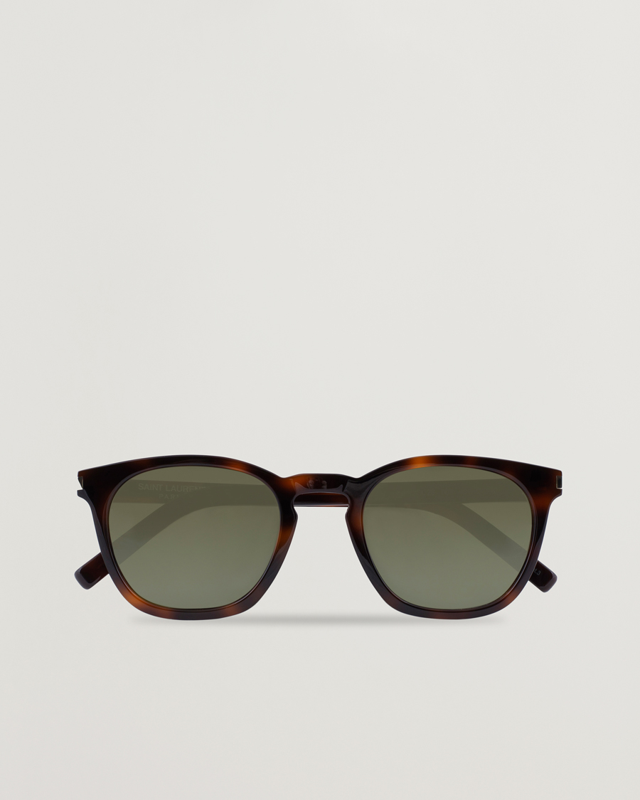 Uomini | Occhiali da sole | Saint Laurent | SL 28 Sunglasses Havana/Green
