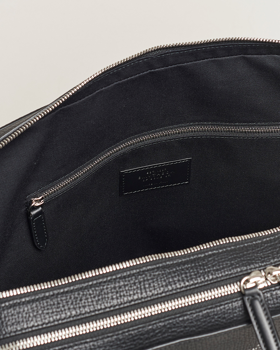 Uomini | Borse | Smythson | SmythsonLudlow Large Briefcase With Zip FrontBlack