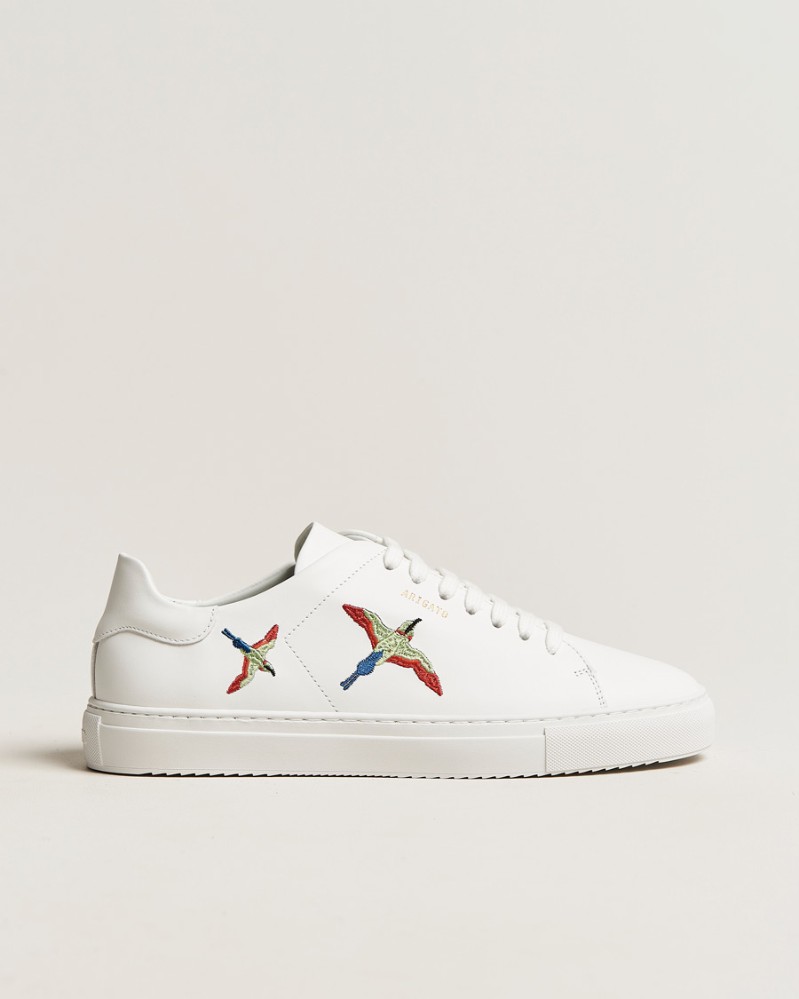 Uomini | Axel Arigato Clean 90 Bird Sneaker White Leather | Axel Arigato | Clean 90 Bird Sneaker White Leather