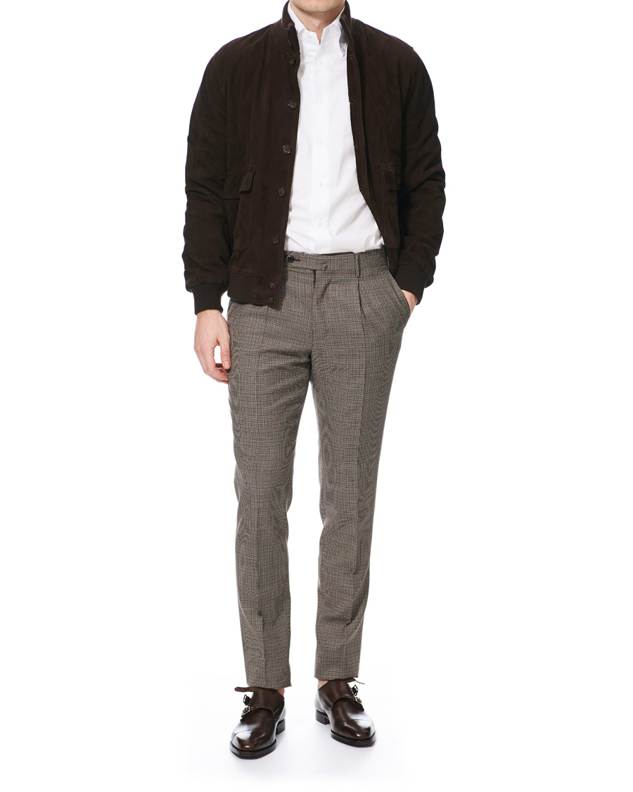 Uomini | Camicie | Mazzarelli | Soft Oxford Button Down Shirt White
