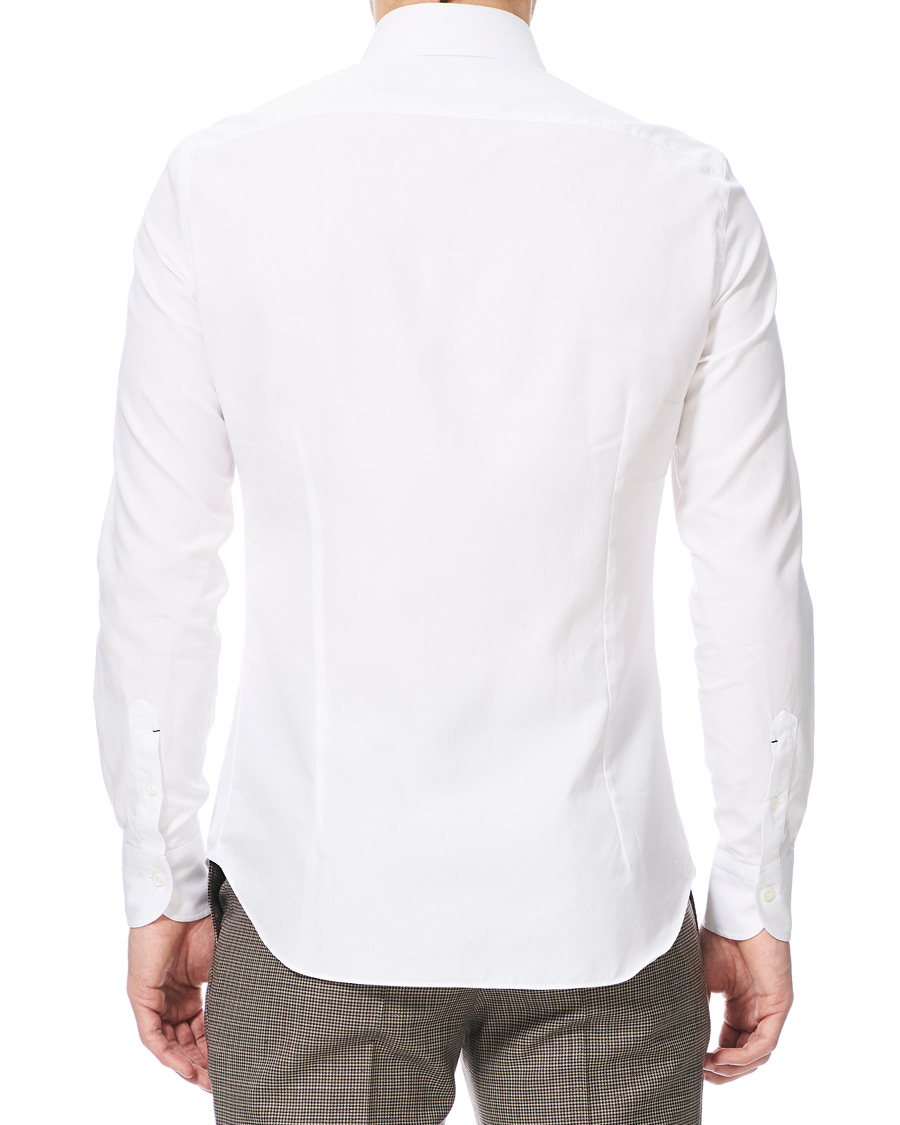 Uomini | Camicie | Mazzarelli | Soft Oxford Button Down Shirt White