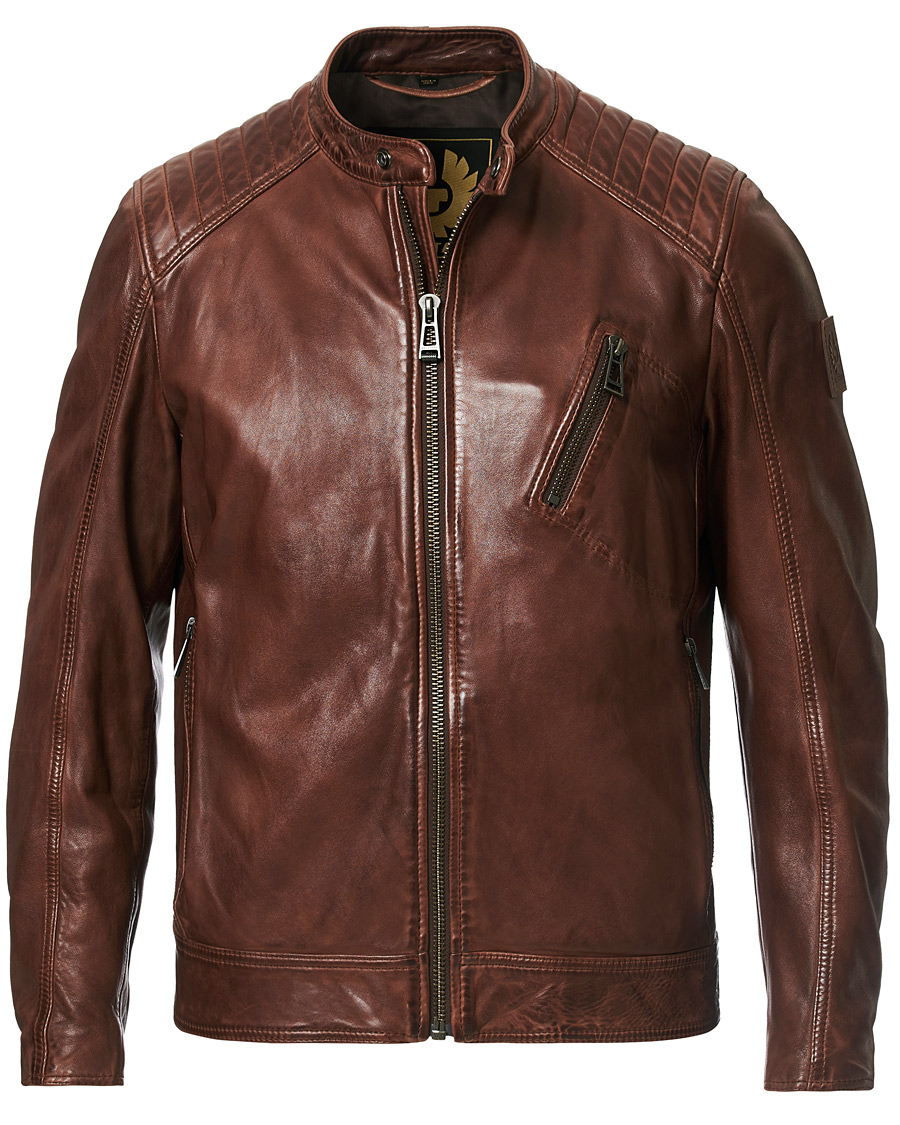 Uomini | Giacche | Belstaff | V Racer 2.0 Leather Jacket Light Brown