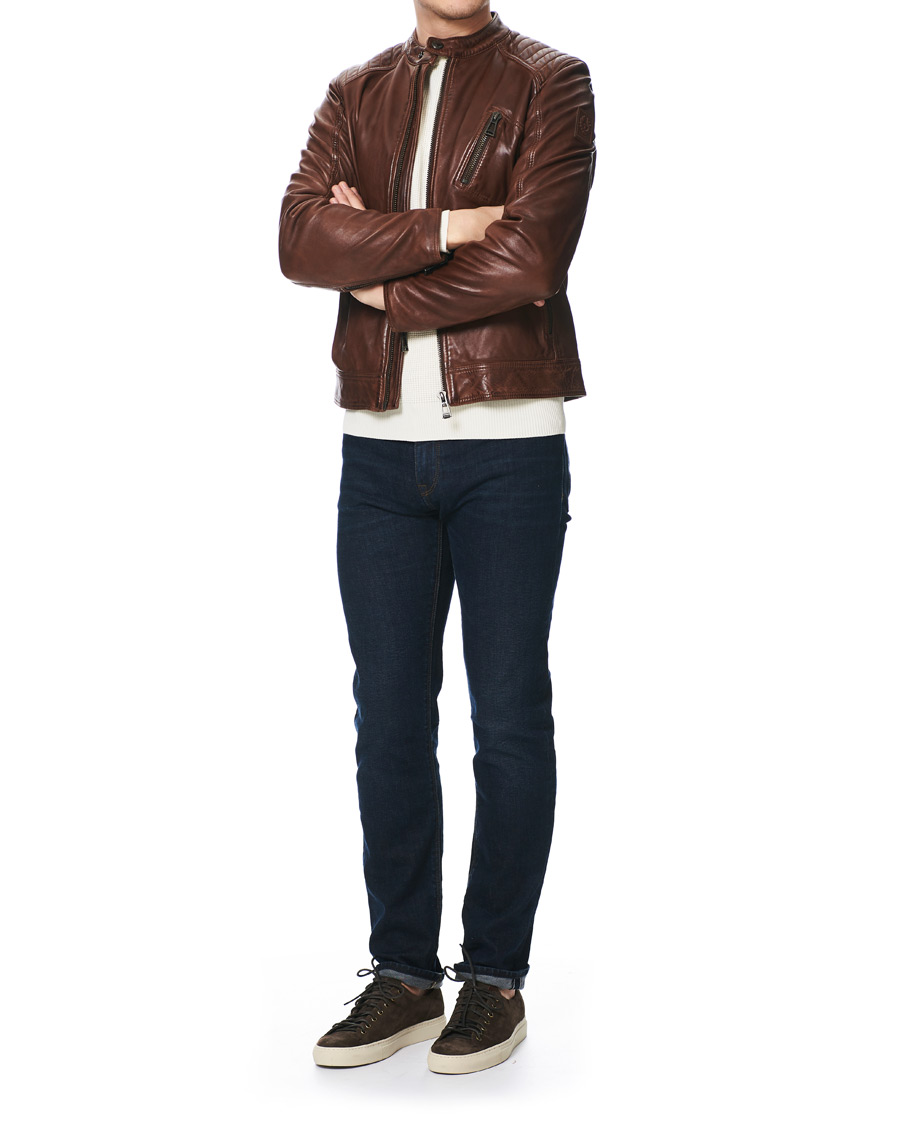 Uomini | Giacche | Belstaff | V Racer 2.0 Leather Jacket Light Brown