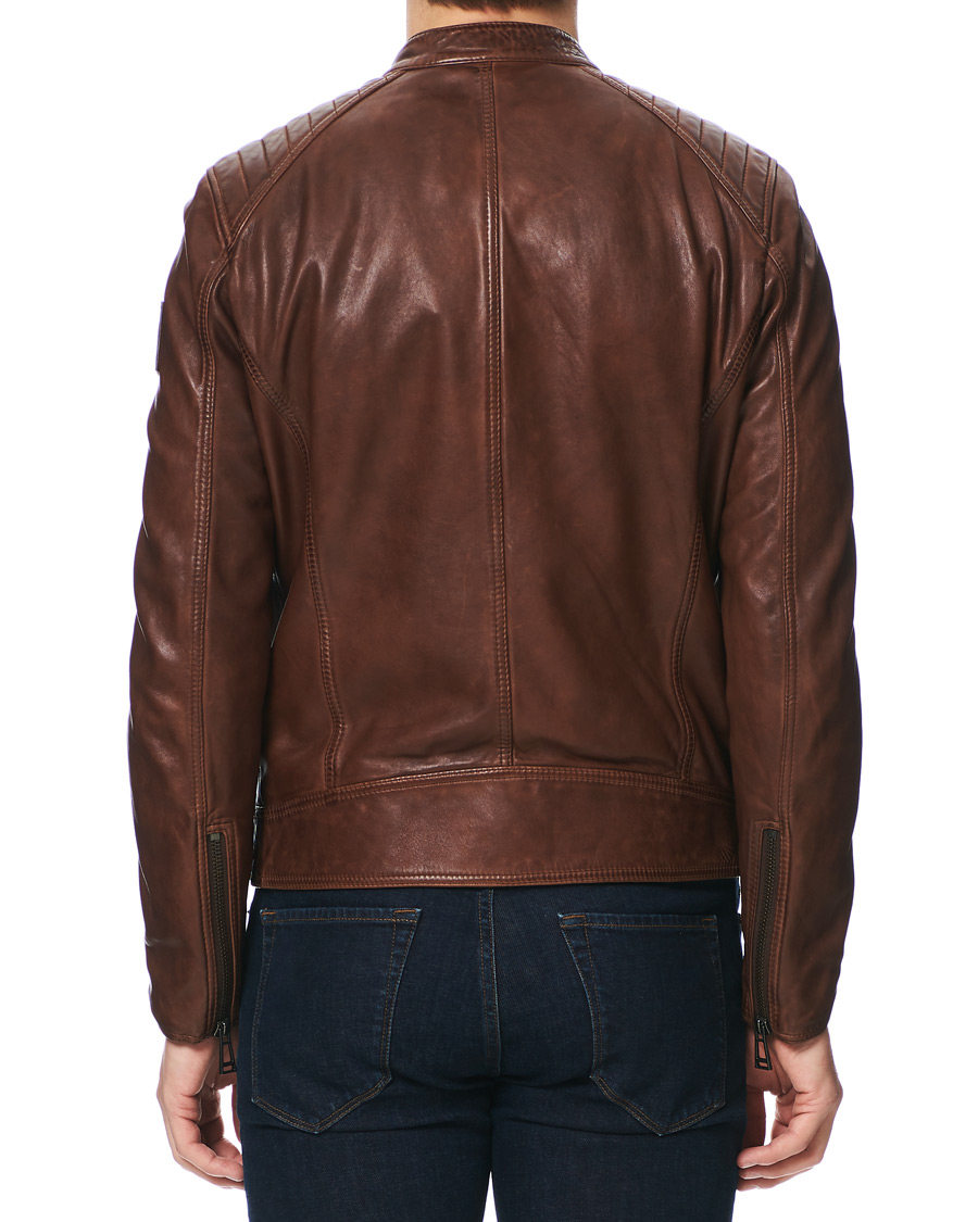 Uomini | Giacche | Belstaff | V Racer 2.0 Leather Jacket Light Brown