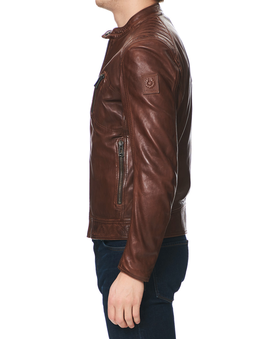 Uomini | Giacche | Belstaff | V Racer 2.0 Leather Jacket Light Brown