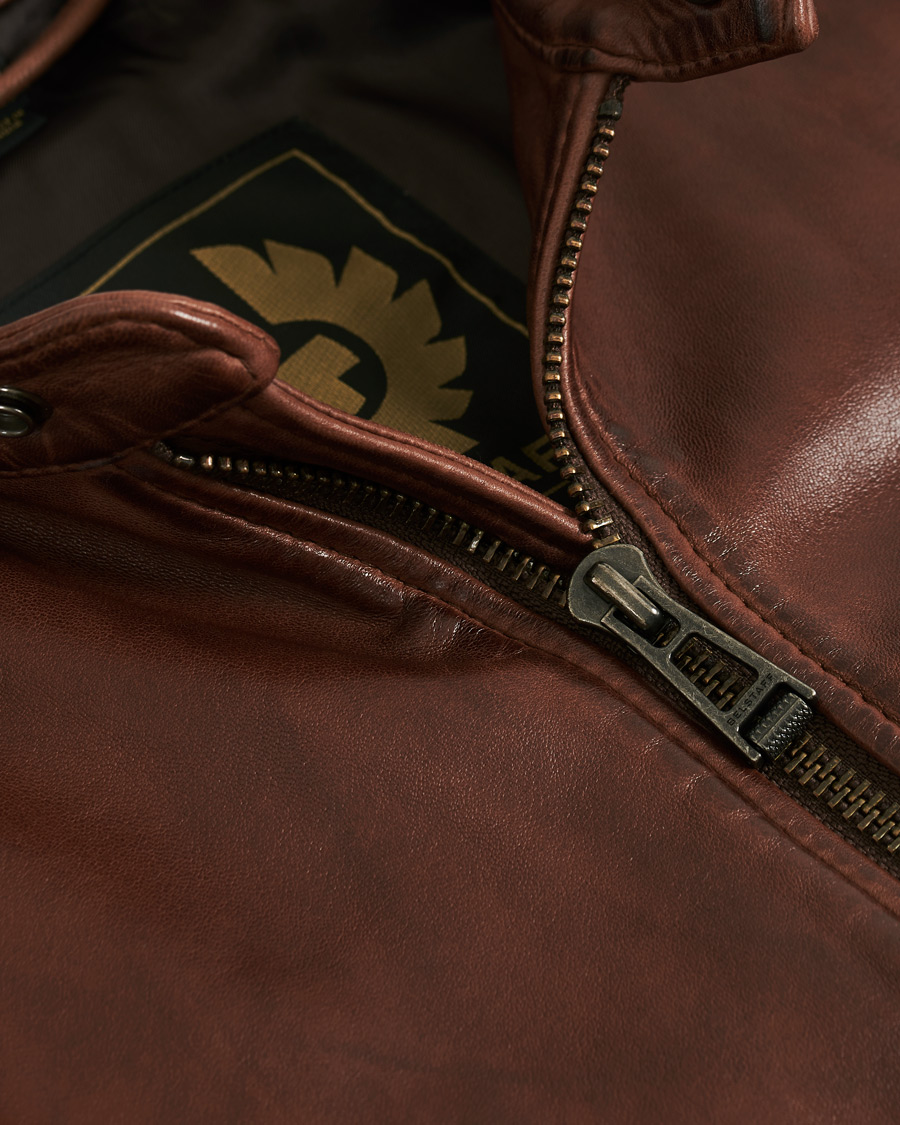 Uomini | Giacche | Belstaff | V Racer 2.0 Leather Jacket Light Brown