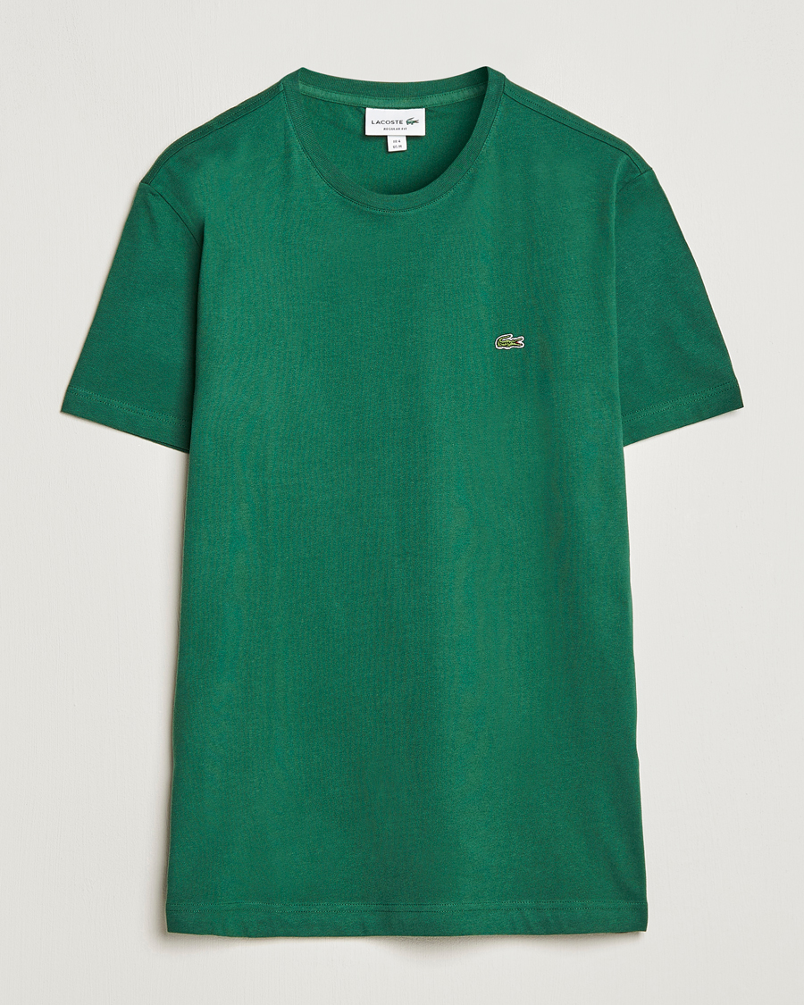Uomini | T-shirt | Lacoste | Crew Neck T-Shirt Green