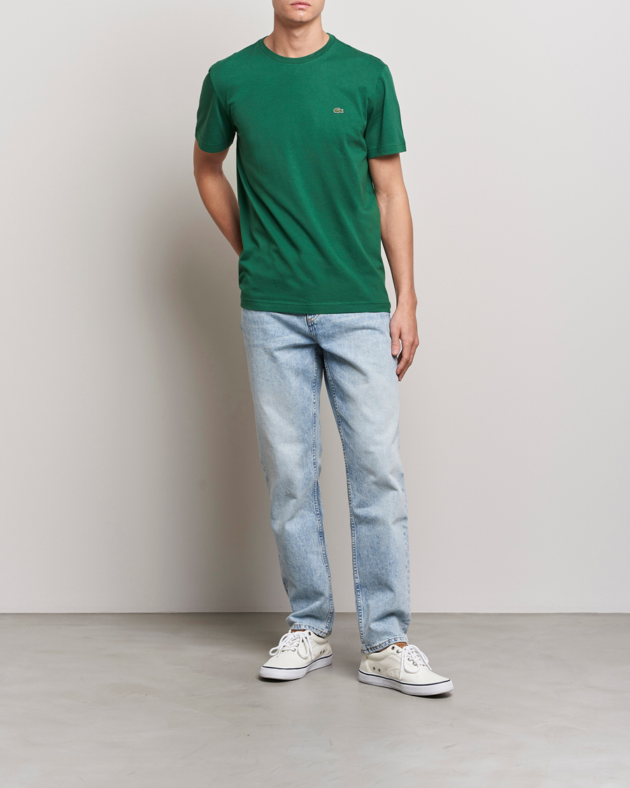 Uomini | T-shirt | Lacoste | Crew Neck T-Shirt Green