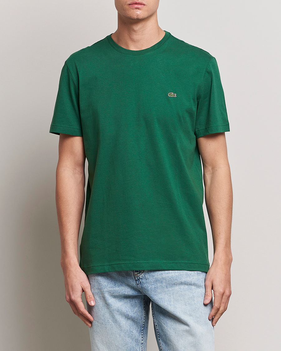 Uomini | T-shirt | Lacoste | Crew Neck T-Shirt Green
