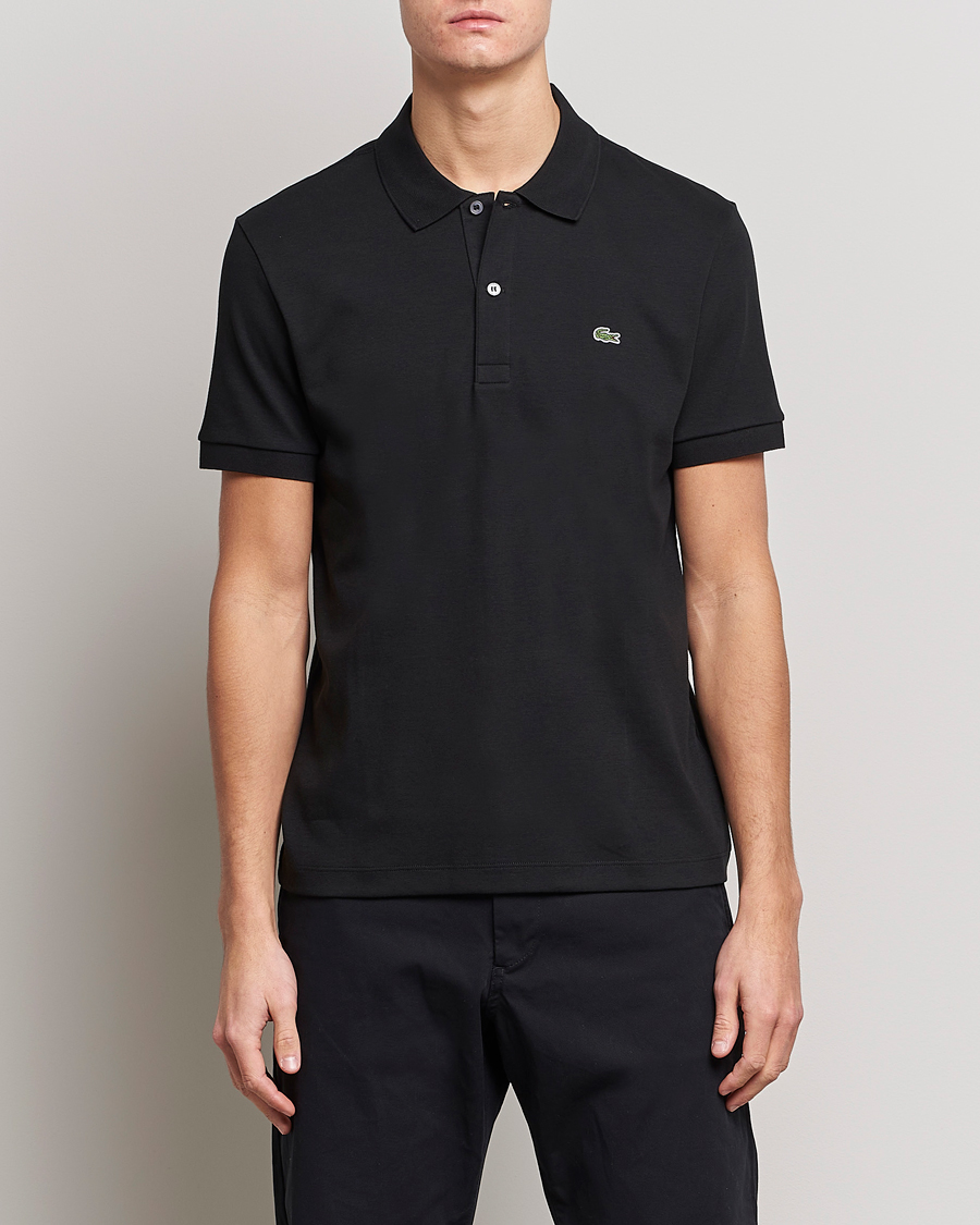 Uomini | Polo | Lacoste | Pima Interlock Piké Black