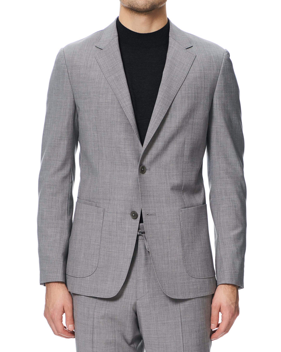 Uomini | Abiti | Z Zegna | Techmerino Washable Wool Suit Light Grey