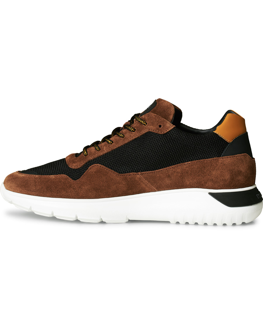 Uomini | Hogan Icube Running Sneaker Brown/Rust Suede | Hogan | Icube Running Sneaker Brown/Rust Suede