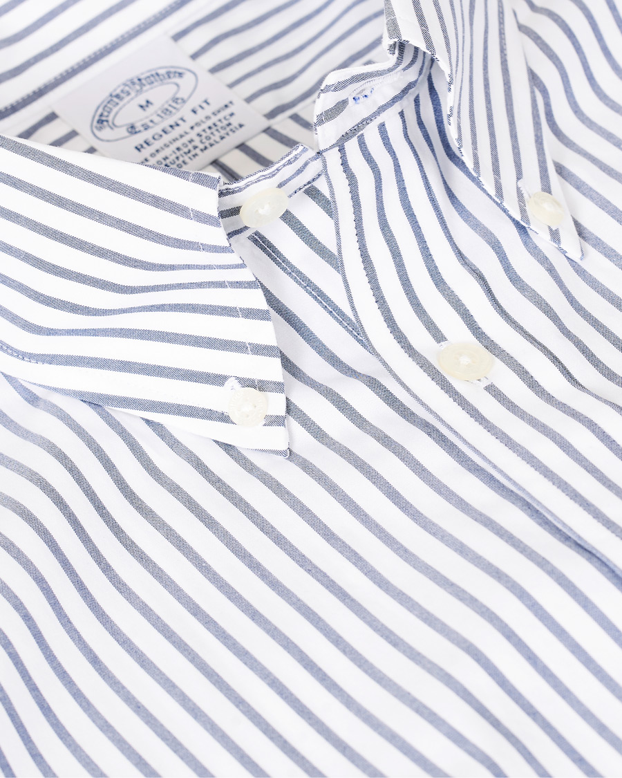 Uomini | Camicie | Brooks Brothers | Regent Fit Non Iron Sport Button Down Shirt Dark Blue