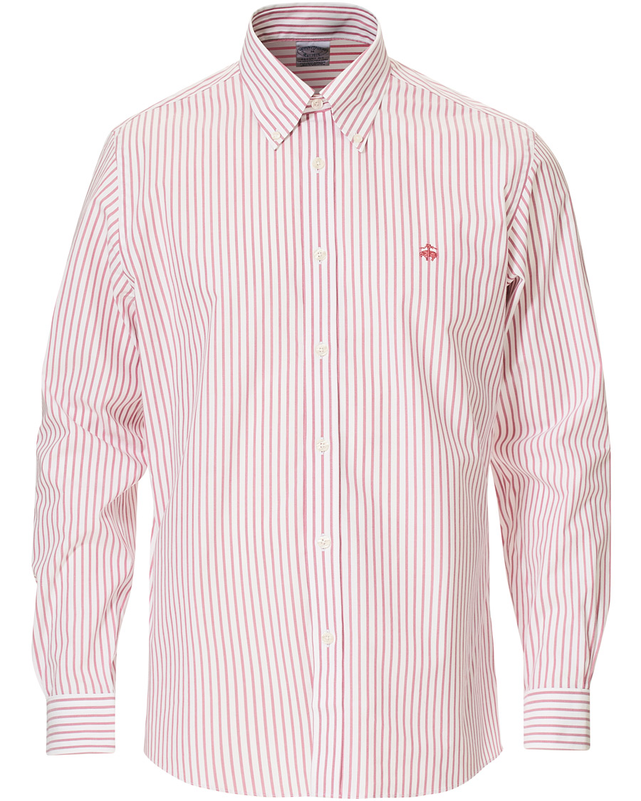 Uomini | Camicie | Brooks Brothers | Regent Fit Non Iron Sport Button Down Shirt Red
