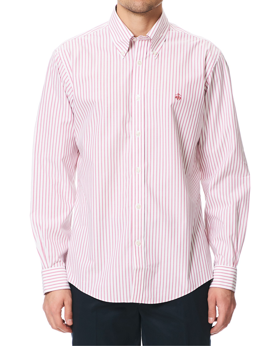 Uomini | Camicie | Brooks Brothers | Regent Fit Non Iron Sport Button Down Shirt Red