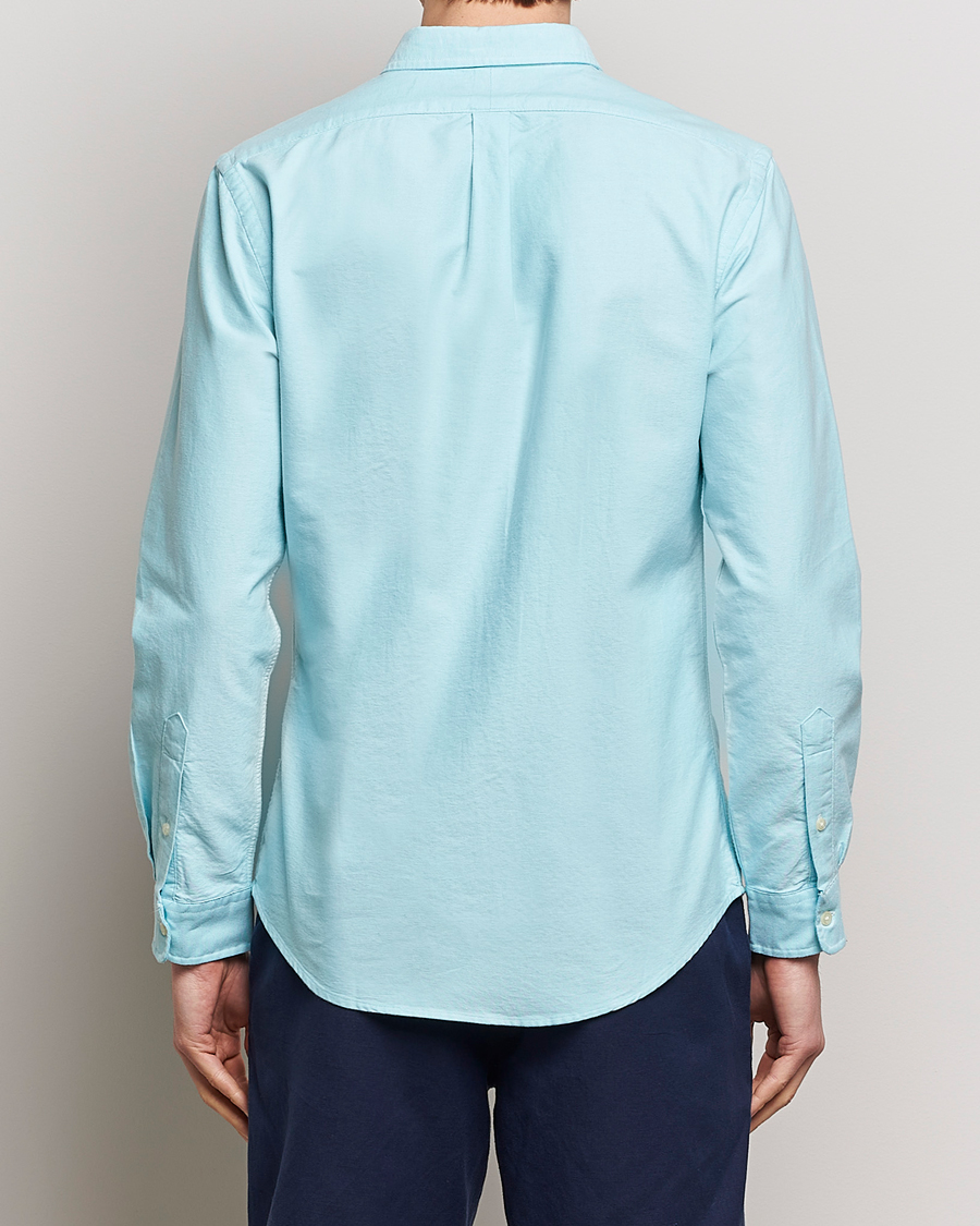 Uomini | Camicie | Polo Ralph Lauren | Slim Fit Oxford Button Down Shirt Aegean Blue