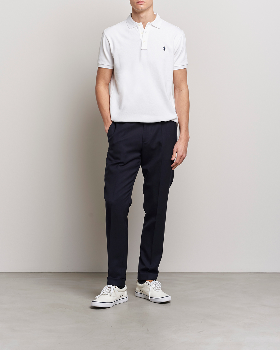 Uomini | Polo | Polo Ralph Lauren | Custom Fit Spa Terry Polo White
