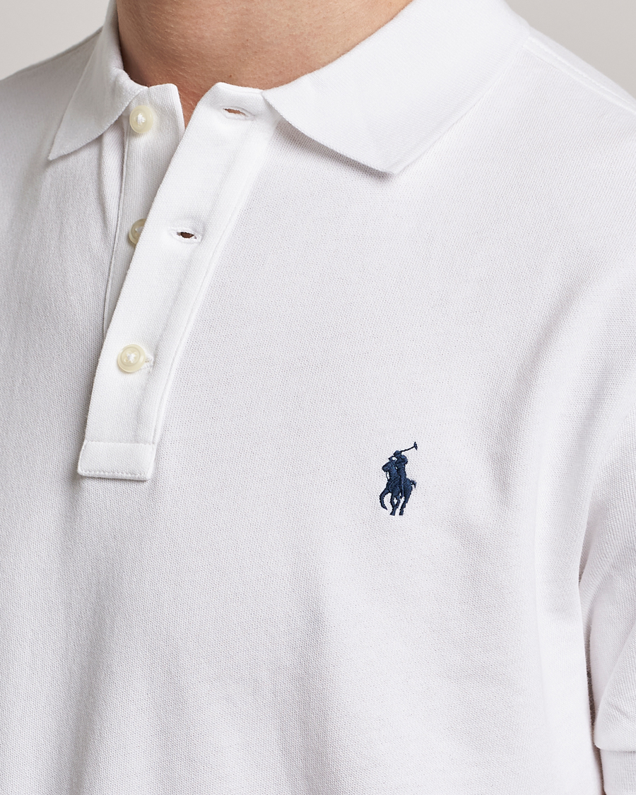 Uomini | Polo | Polo Ralph Lauren | Custom Fit Spa Terry Polo White