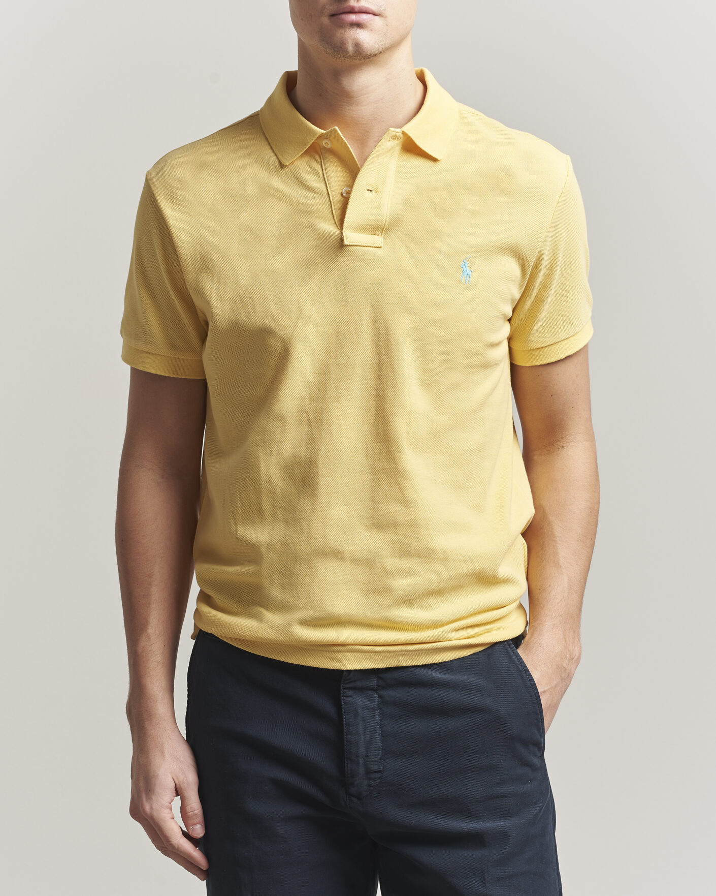 Uomini | Polo | Polo Ralph Lauren | Slim Fit Polo Empire Yellow