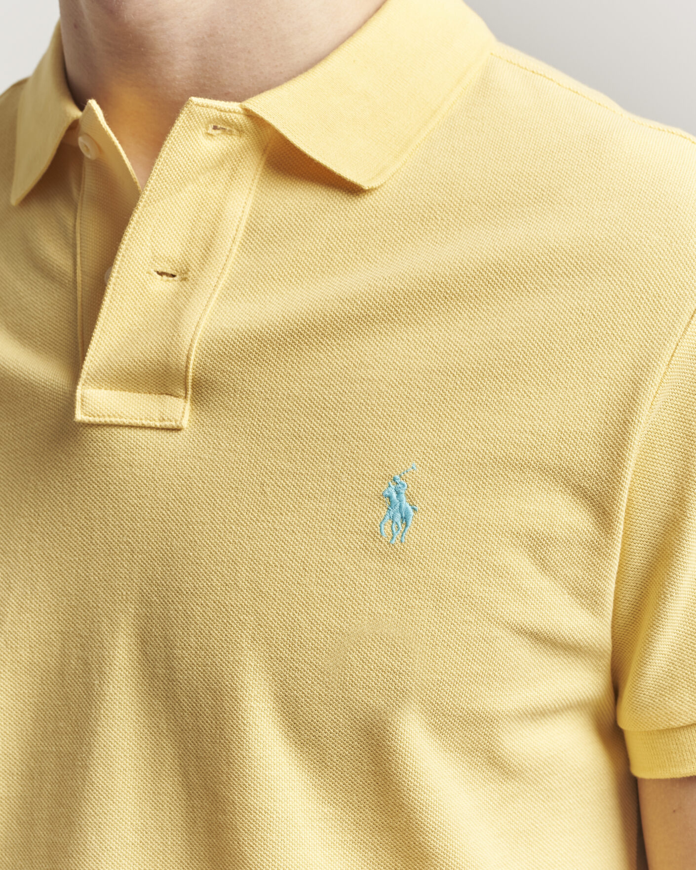 Uomini | Polo | Polo Ralph Lauren | Slim Fit Polo Empire Yellow