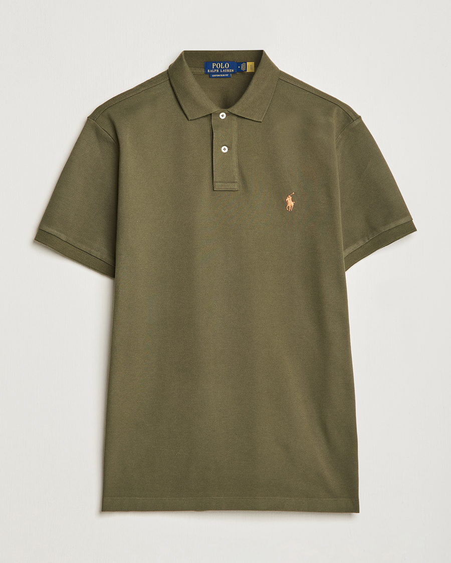 Uomini | Polo | Polo Ralph Lauren | Custom Slim Fit Polo Canopy Olive