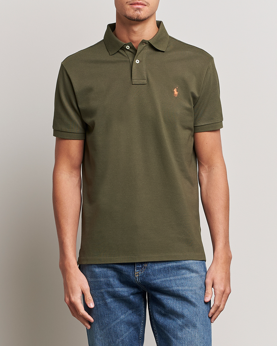 Uomini | Polo | Polo Ralph Lauren | Custom Slim Fit Polo Canopy Olive