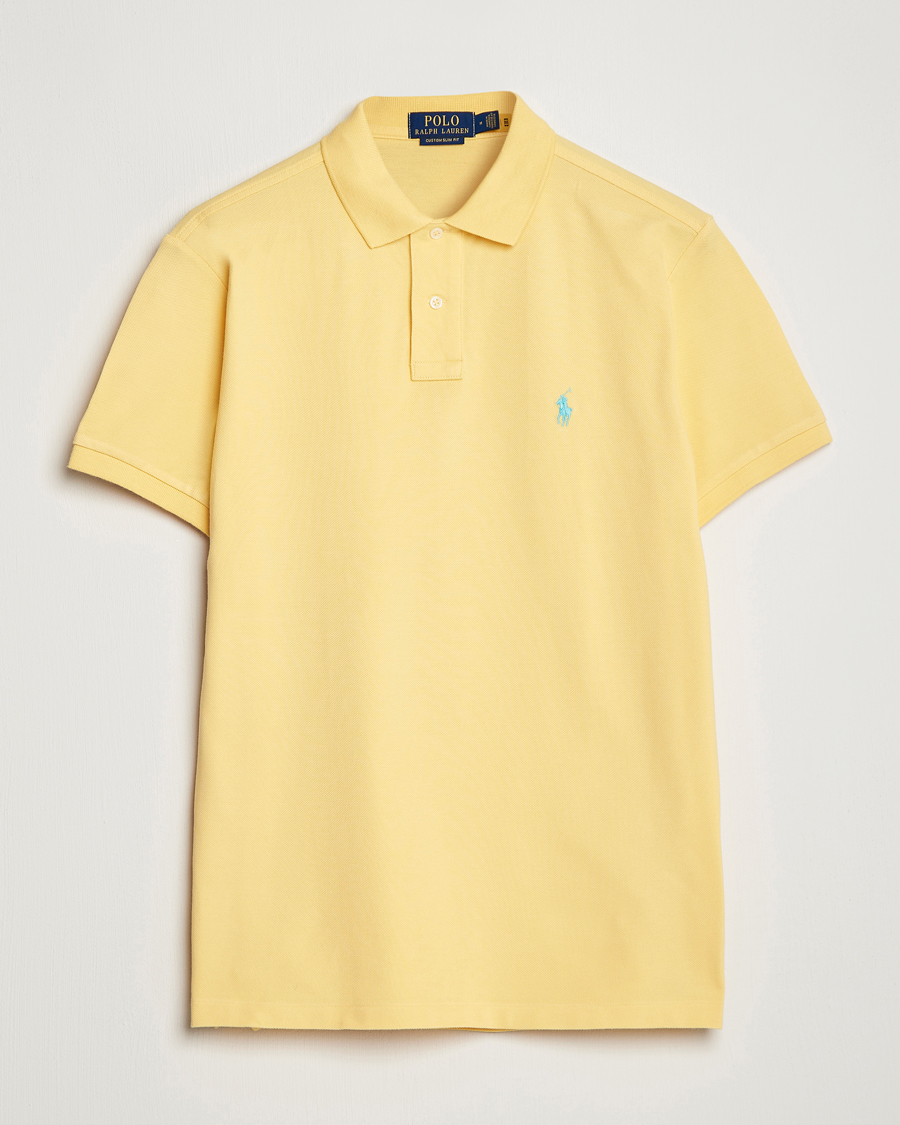 Uomini | Polo | Polo Ralph Lauren | Custom Slim Fit Polo Corn Yellow