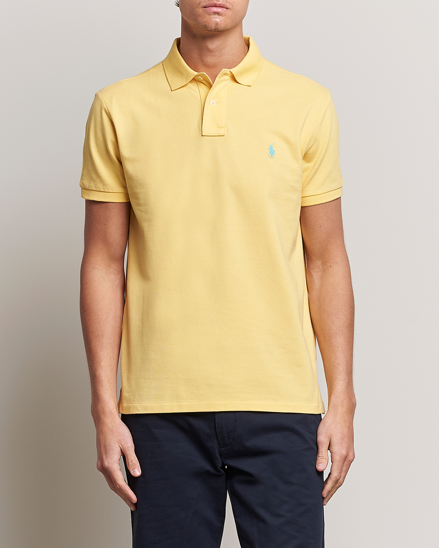 Uomini | Polo | Polo Ralph Lauren | Custom Slim Fit Polo Corn Yellow