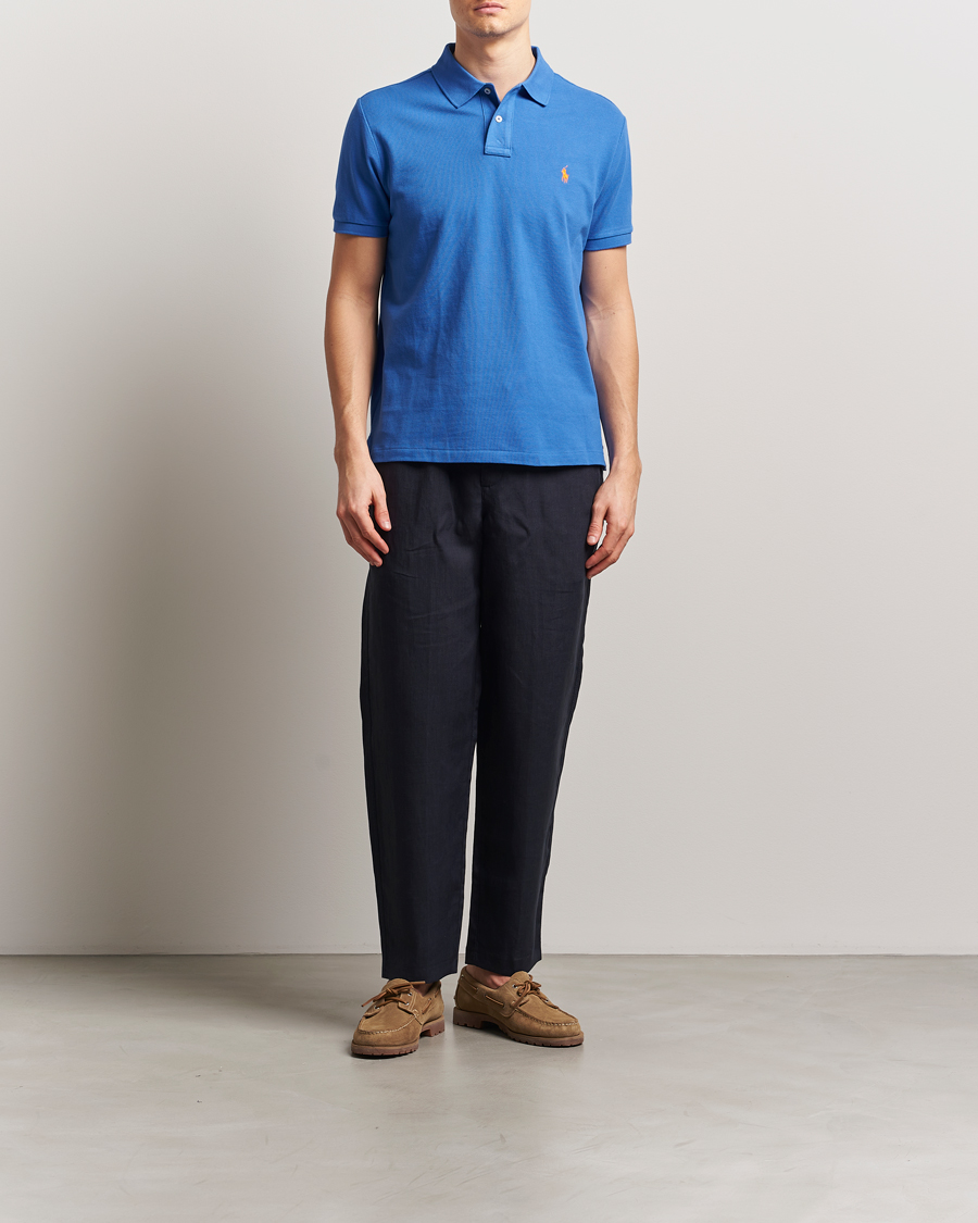 Uomini | Polo | Polo Ralph Lauren | Custom Slim Fit Polo New Iris Blue