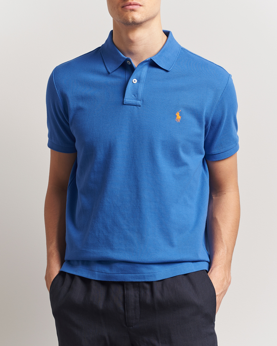 Uomini | Polo | Polo Ralph Lauren | Custom Slim Fit Polo New Iris Blue