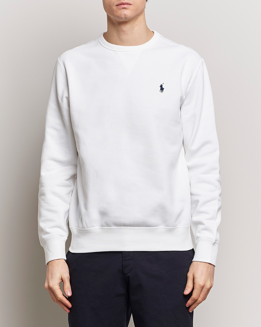 Uomini | Maglieria | Polo Ralph Lauren | Crew Neck Sweatshirt White